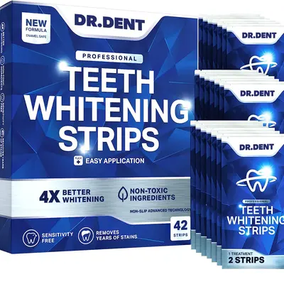 Tiras Blanqueantes Dentales DRDENT 42 Sesiones