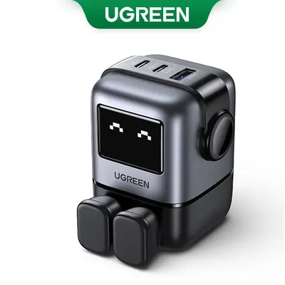 Cargador USB-C UGREEN 65W 3 puertos GaN